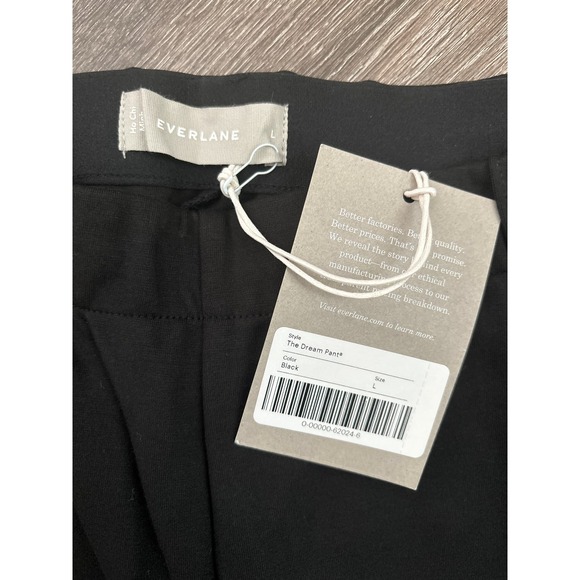 NWT Everlane The Dream Pant in Black Size L - Picture 5 of 7